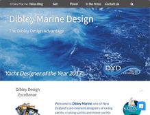 Tablet Screenshot of dibleymarine.com